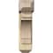 Ekena Millwork Merced Craftsman Rough Sawn Bracket w/ Offset Brace, Douglas Fir, 8"W x 26"D x 30"H BKT0806X26X30MRC04RDF - alternate 2